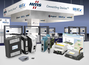 Messestand - Besuchen Sie HMS auf der SPS-Messe 2013 in Halle 6, Stand 6-222.